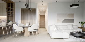 Interior del modelo Cedar View